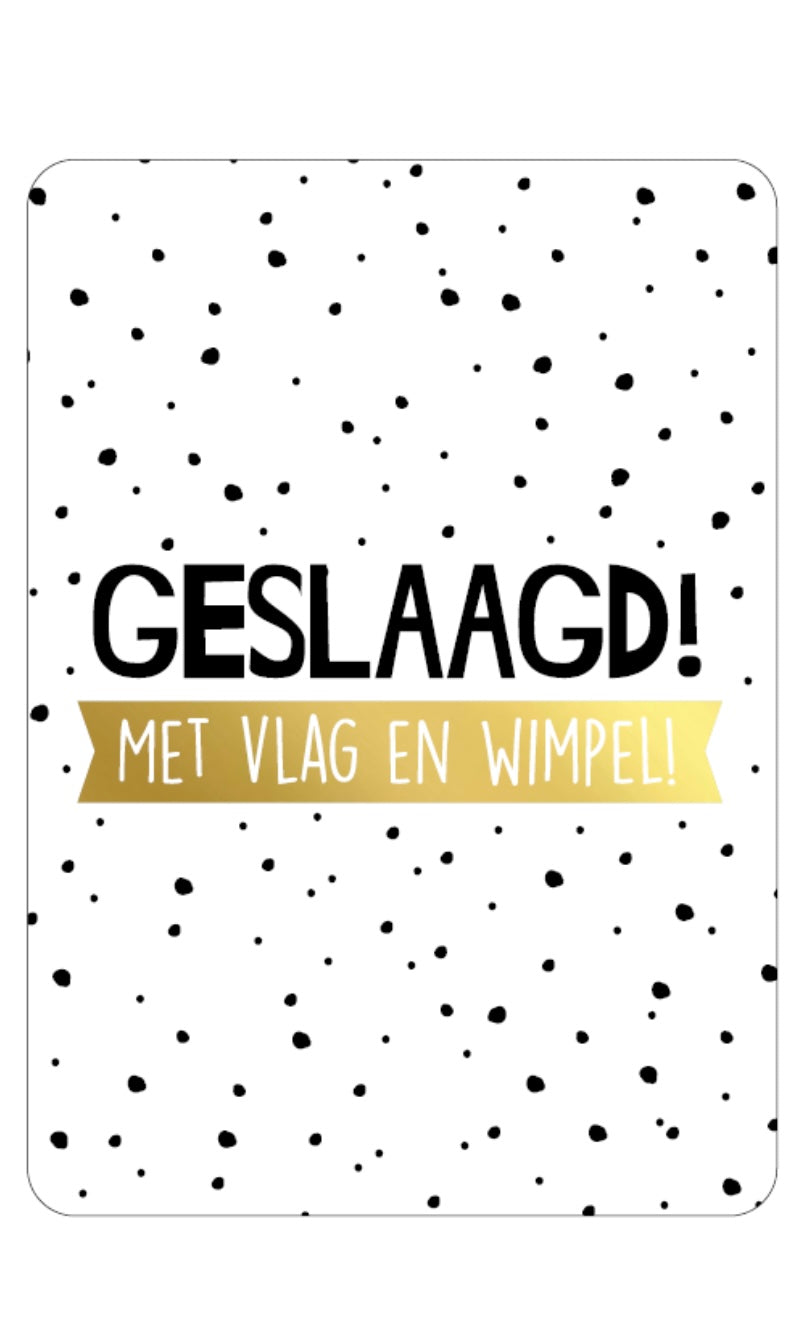 Geslaagd!