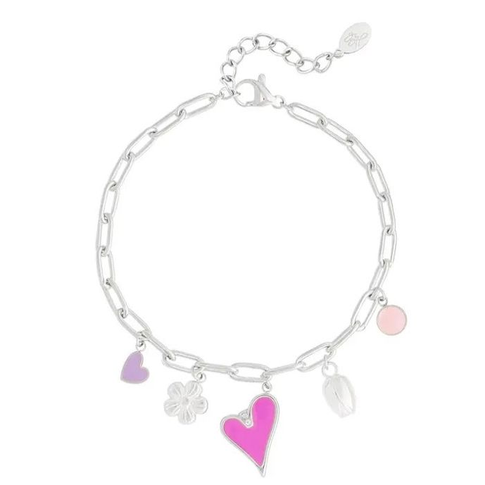 Bedelarmband Colourful Day Silver