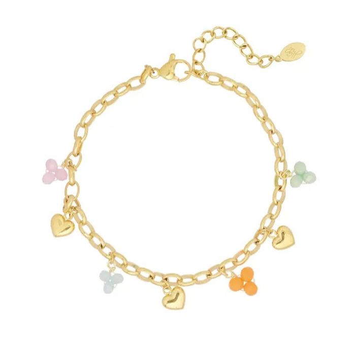 Armband Summer Flower Gold